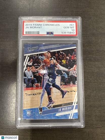 2019 Panini Chronicles Ja Morant #61 PSA 10