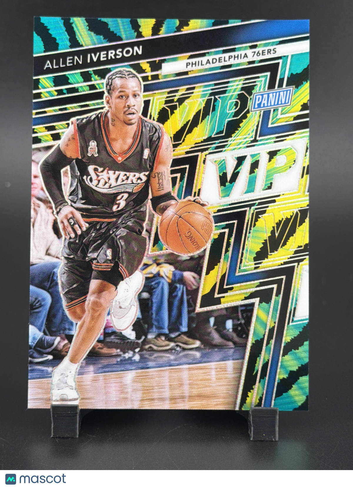 2025 Panini Prizm The National VIP Allen Iverson #18 Green Wave