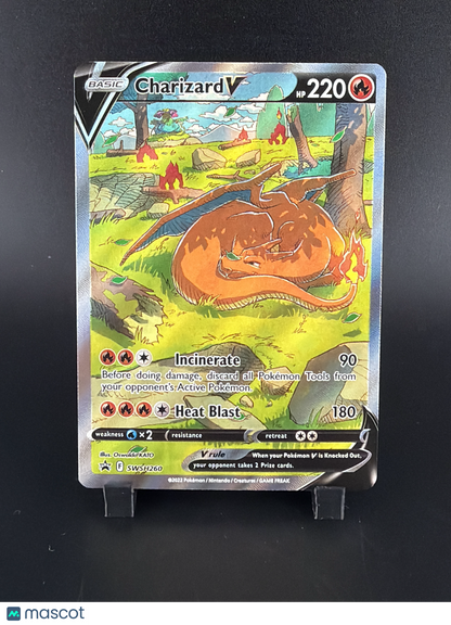 SWSH: Sword & Shield Promo Cards Charizard V Holo Black Star Promo FA #SWSH260