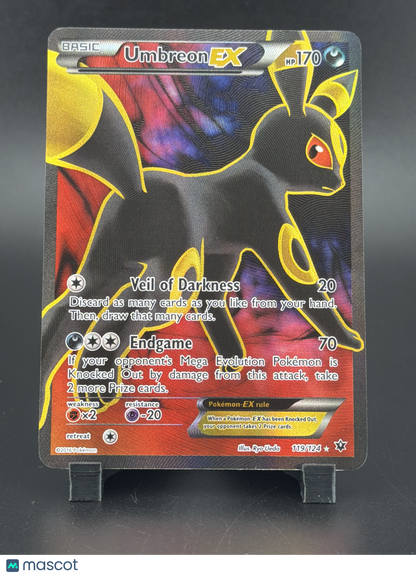2016 Fates Collide Umbreon EX Holo Rare FA #119/124