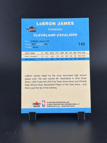 2004 Fleer Tradition LeBron James #140