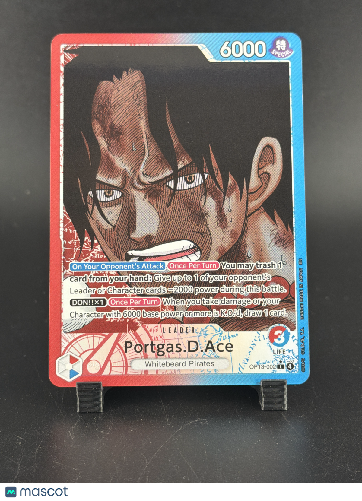 Pillars of Strength Portgas.D.Ace Leader Alternate Art