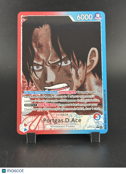 Pillars of Strength Portgas.D.Ace Leader Alternate Art