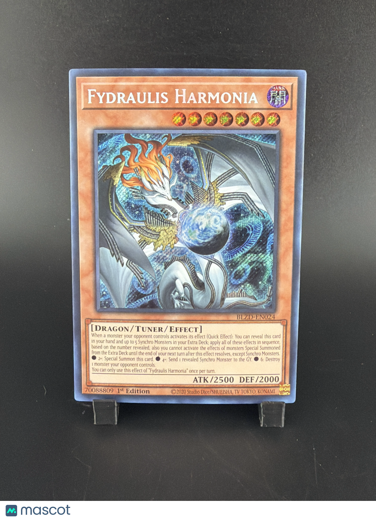 Battles of Legend: Monstrous Revenge Fydraulis Harmonia Secret Rare 1st Edition