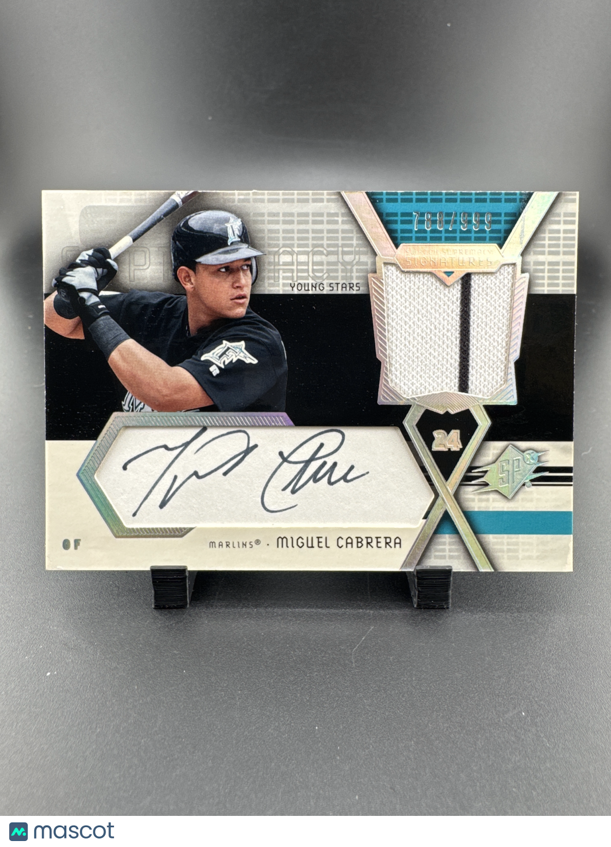 2004 Upper Deck SPx Miguel Cabrera #SS-MC /959 Memorabilia