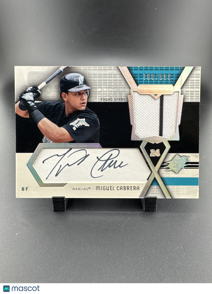 2004 Upper Deck SPx Miguel Cabrera #SS-MC /959 Memorabilia