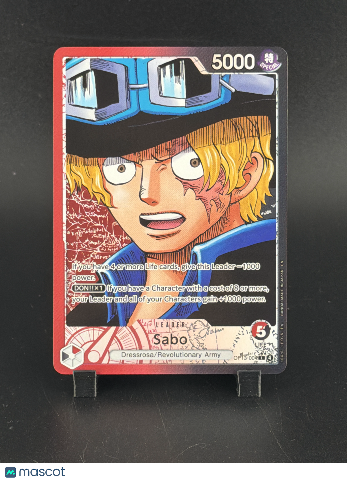 Awakening of the New Era Sabo Foil Leader Alternate Art