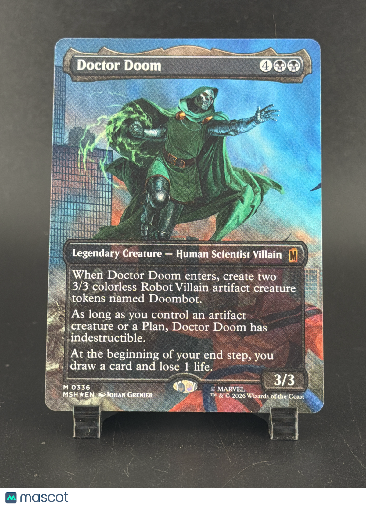 Doctor Doom Foil Extended Art Borderless