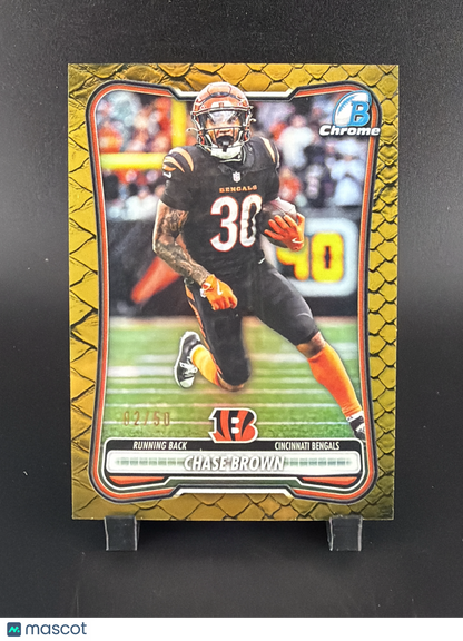 2026 Topps Bowman Chrome Chase Brown #BCV-19 /50