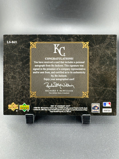 2007 Upper Deck SP Legendary Cuts Bo Jackson #LS-BJ1 /100