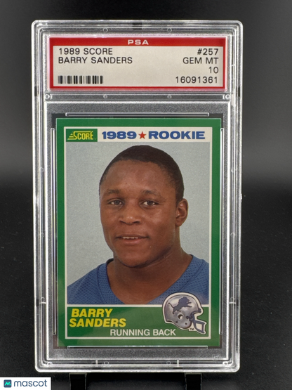 1989 Score Barry Sanders #257 PSA 10