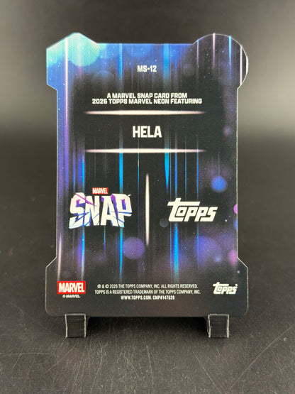 2026 Topps Marvel Neon Insert Die-Cut #MS-12 SNAP