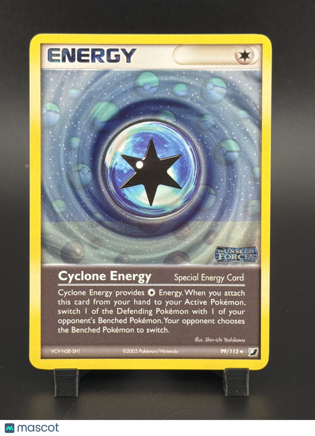 2007 EX Unseen Forces Cyclone Energy Reverse Holo Uncommon #99/115