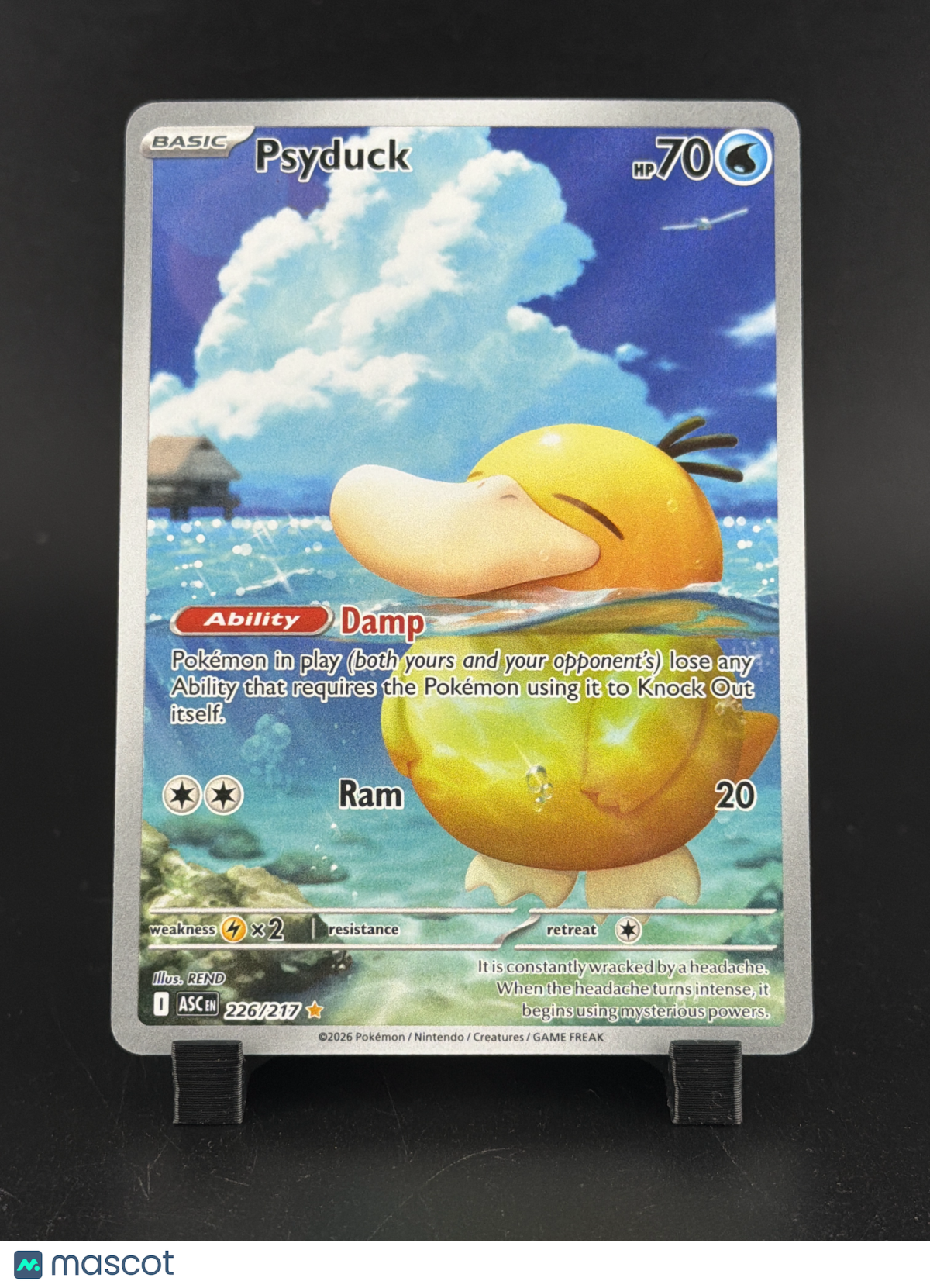 2026 Mega Evolution – Ascended Heroes Psyduck Holo Secret Rare FA #226/217