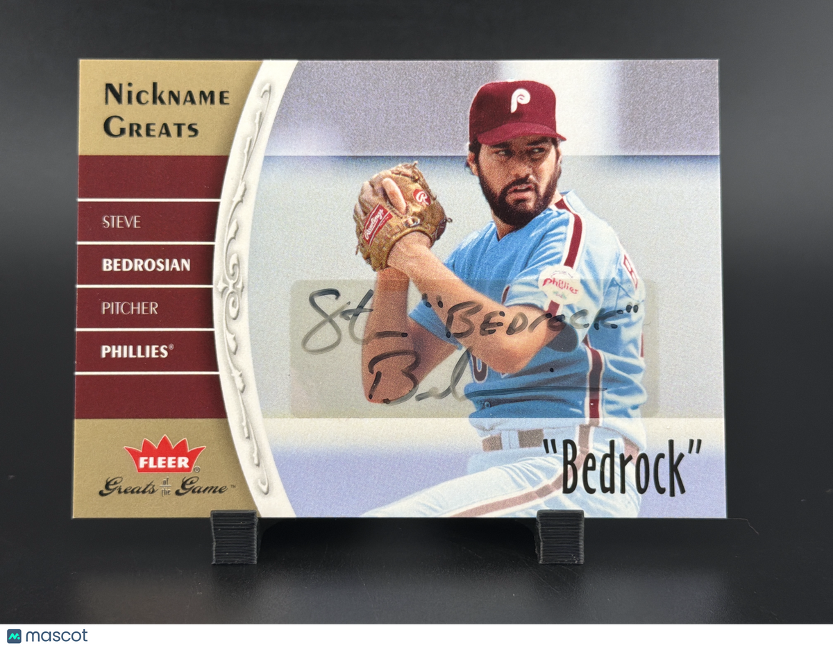 2004 Fleer Greats of the Game Nickname Greats Steve Bedrosian #NG-BE