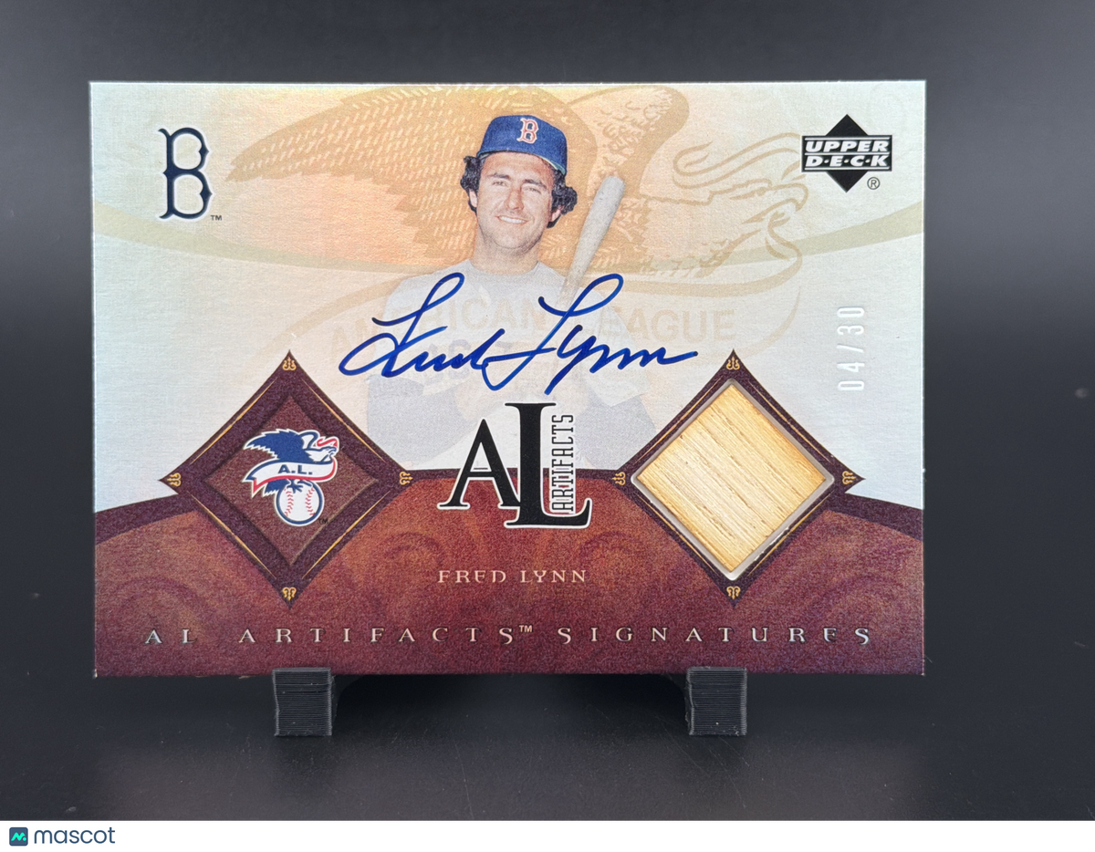 2005 Upper Deck Artifacts Fred Lynn #AL-FL /30 Game-Used Bat