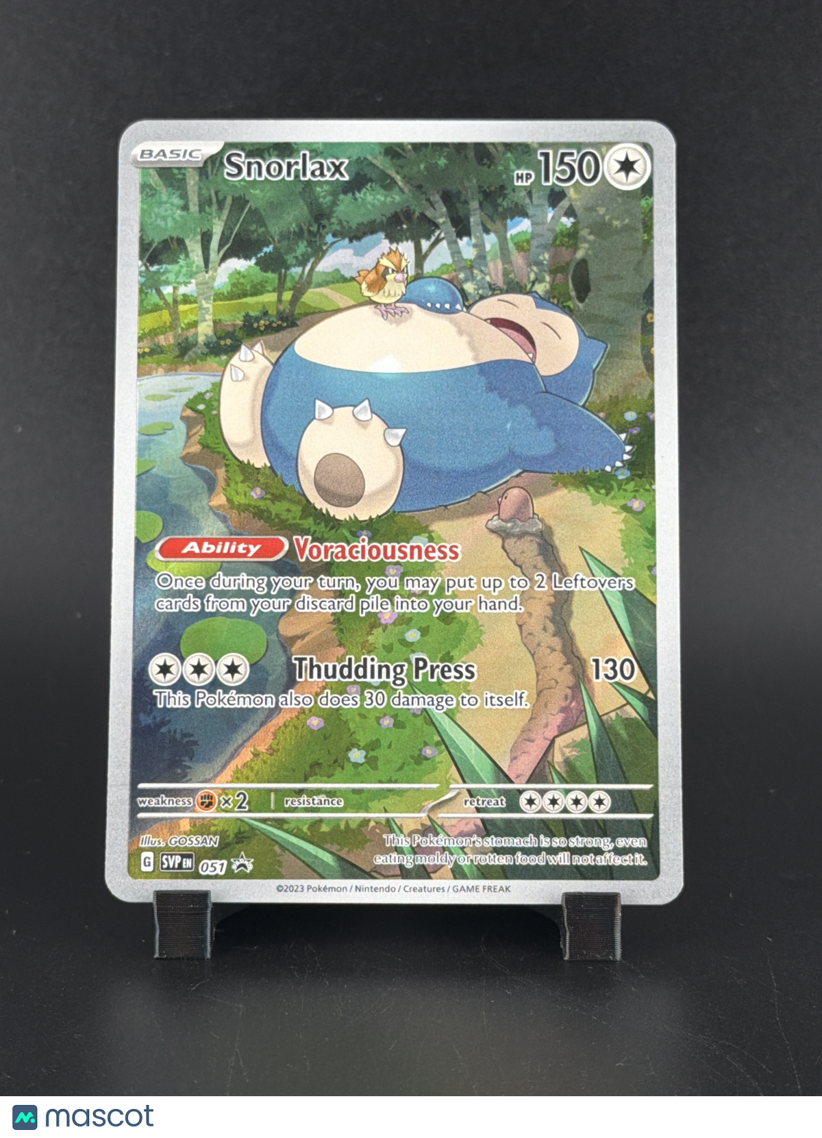 Scarlet & Violet Snorlax Holo Black Star Promo FA #SVP EN 051