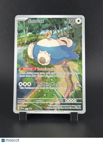 Scarlet & Violet Snorlax Holo Black Star Promo FA #SVP EN 051