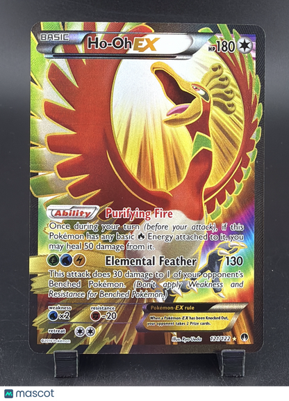 2016 BREAKpoint Ho-Oh EX Holo Rare UR FA #121/122