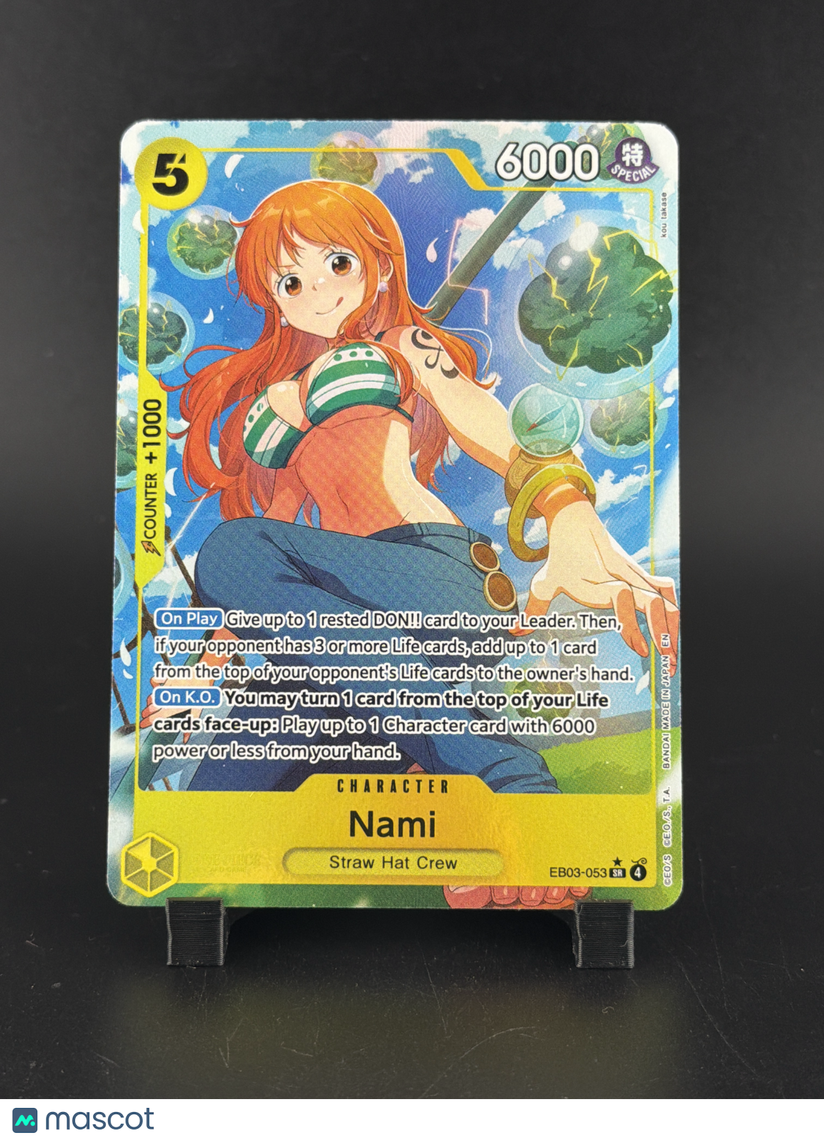 2024 Bandai One Piece Wings of the Captain Nami Parallel Alternate Art