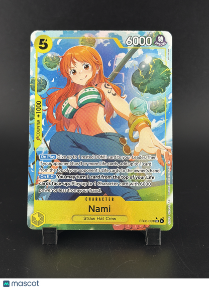 2024 Bandai One Piece Wings of the Captain Nami Parallel Alternate Art