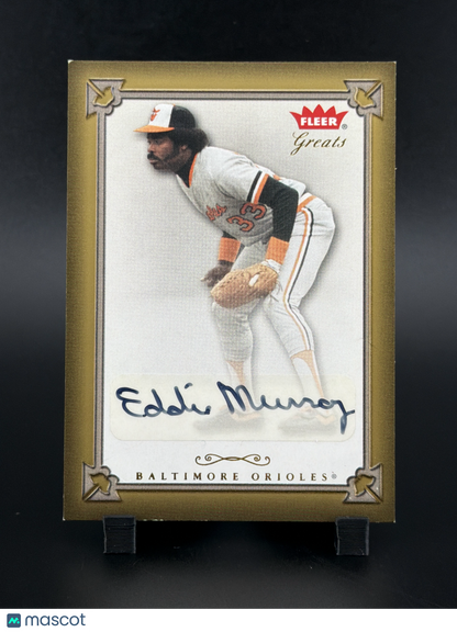 2004 Fleer Greats of the Game Eddie Murray #GBA-EM