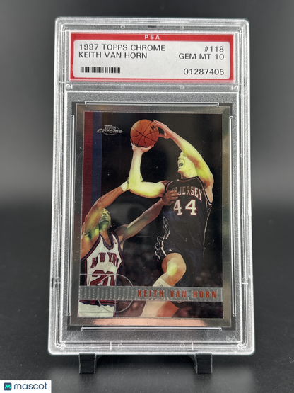1997 Topps Chrome Keith Van Horn #118 PSA 10