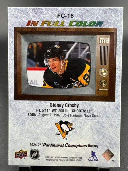 2024 Parkhurst Champions Sidney Crosby #FC-16 In Full Color