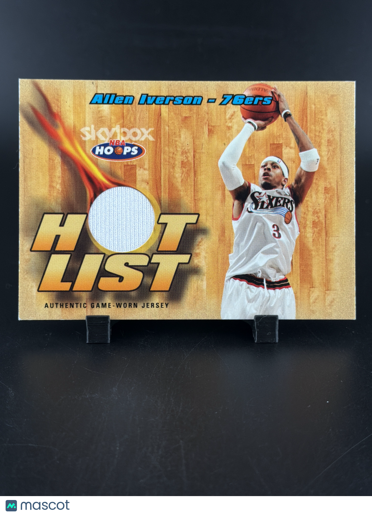 2005 SkyBox Hoops Allen Iverson #HL/AI Game-Worn Jersey