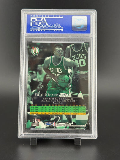 1998 Flair Showcase Paul Pierce #29 Row 3 PSA 9