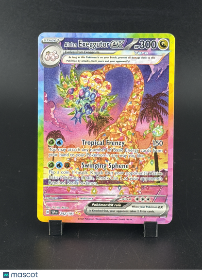 2024 Surging Sparks Alolan Exeggutor EX Holo Secret Rare SAR #242/191