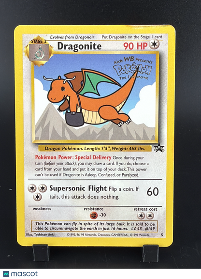 1999 Wizards Dragonite Black Star Promo #5