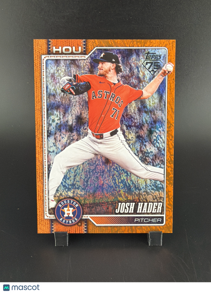 2026 Topps Series Two Josh Hader #454 Orange Foilboard