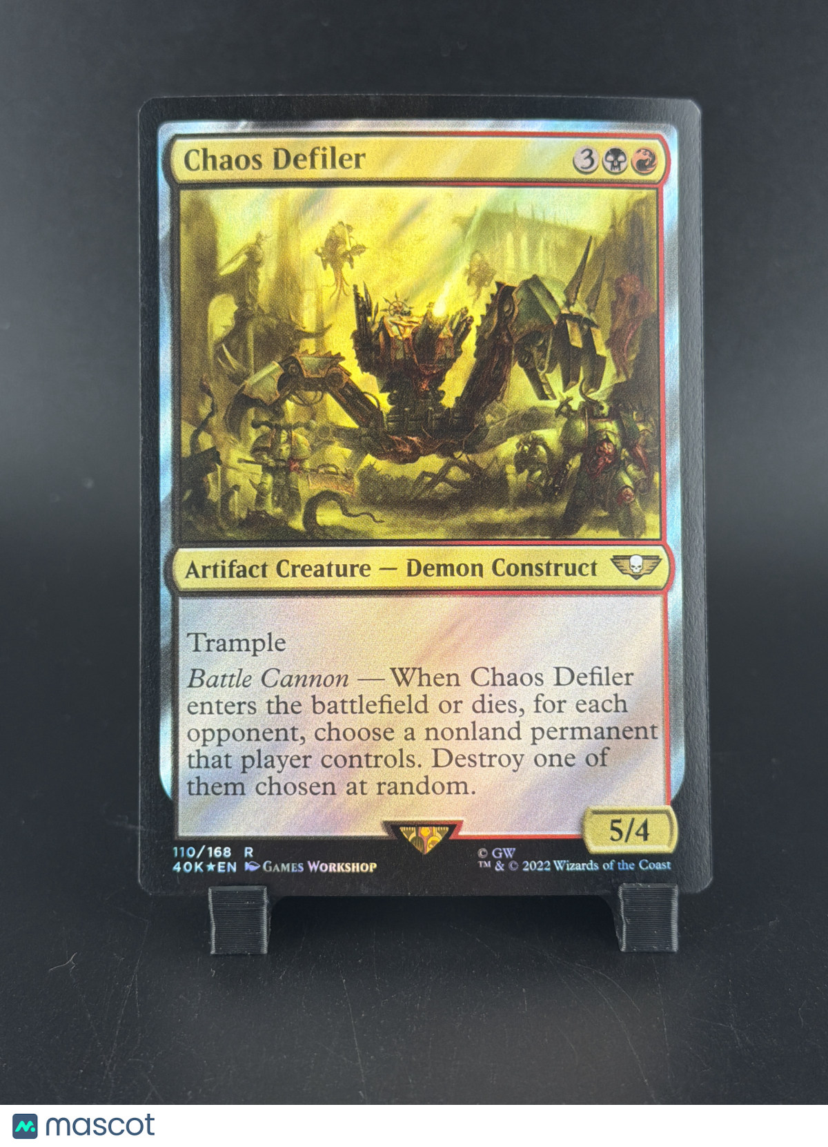 Warhammer 40,000 Commander Chaos Defiler Foil