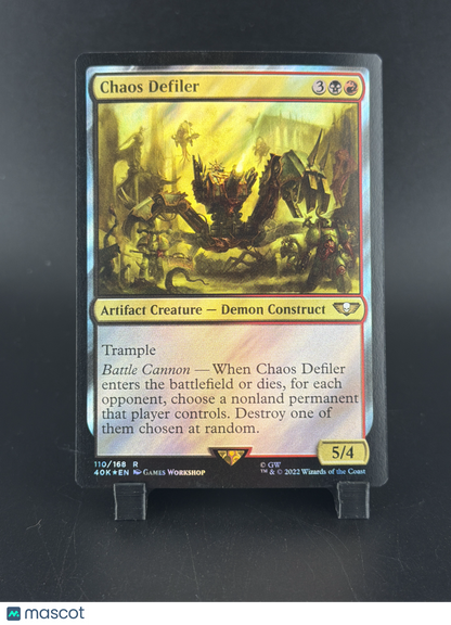 Warhammer 40,000 Commander Chaos Defiler Foil