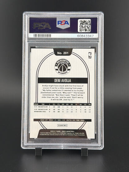 2020 Panini Hoops Deni Avdija #201 PSA 10