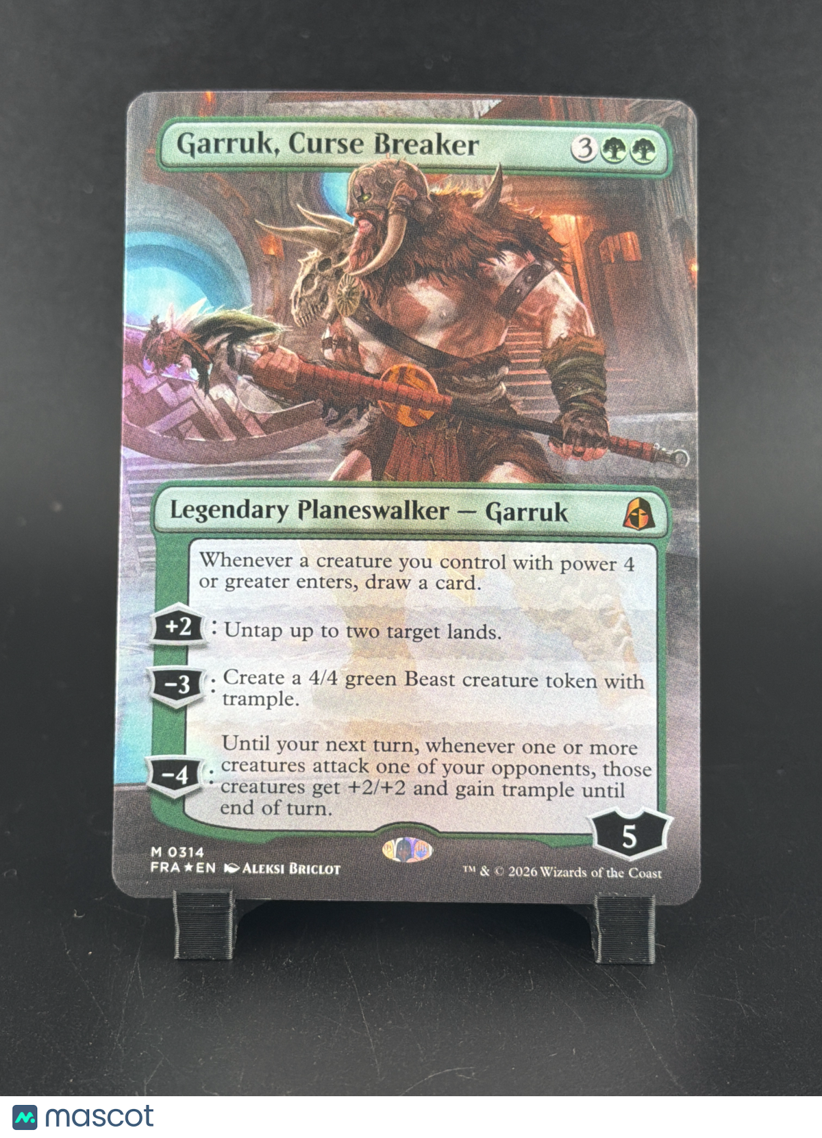 Magic Foundations Garruk, Curse Breaker Garruk Foil Extended Art Borderless