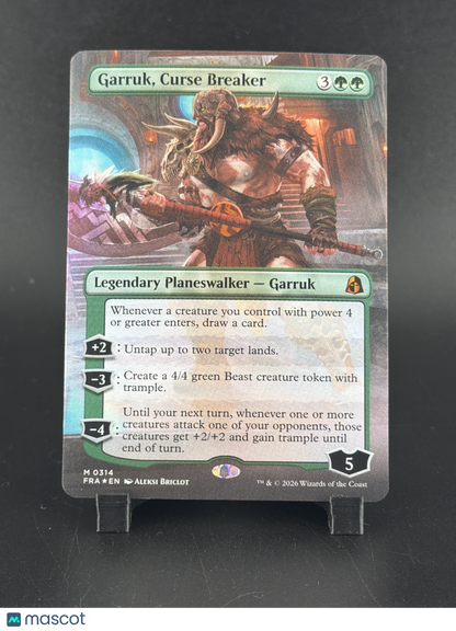 Magic Foundations Garruk, Curse Breaker Garruk Foil Extended Art Borderless