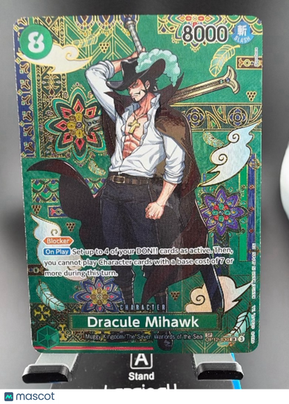 2023 Bandai One Piece Romance Dawn Dracule Mihawk Parallel Alternate Art