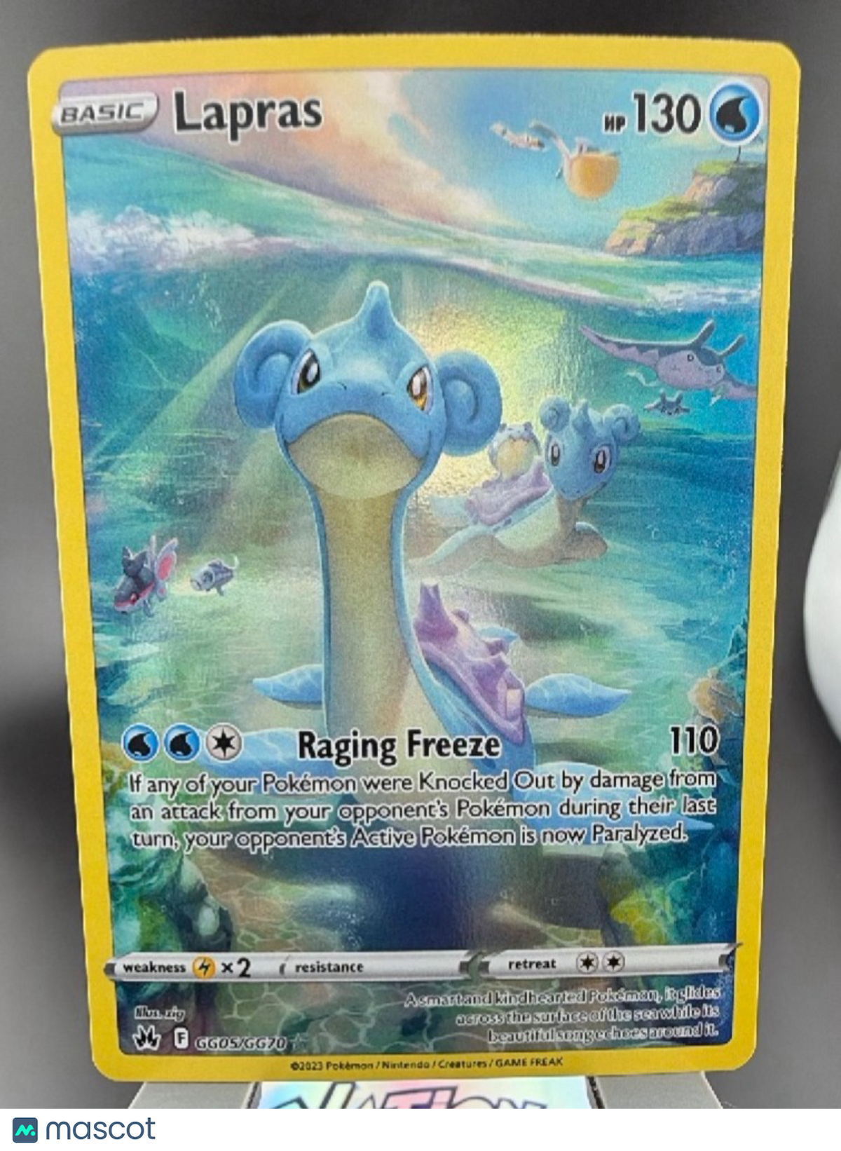 2023 Crown Zenith Lapras Holo AR #GG05/GG70