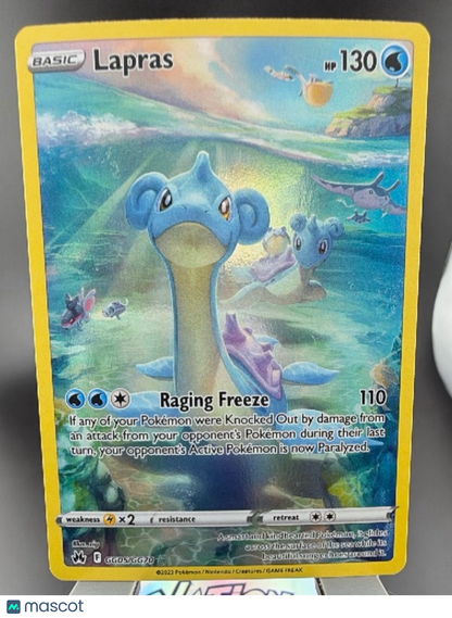 2023 Crown Zenith Lapras Holo AR #GG05/GG70