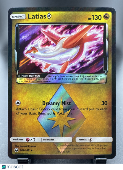 2018 Celestial Storm Latias Holo Rare #107/168