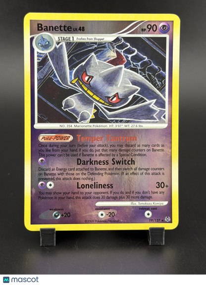 2013 Platinum Banette Reverse Holo Rare #19/127