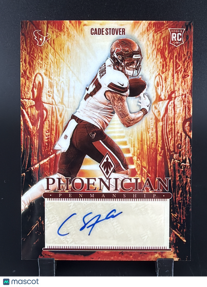 2025 Panini Phoenix Football Cade Stover #PRP-CSR RC