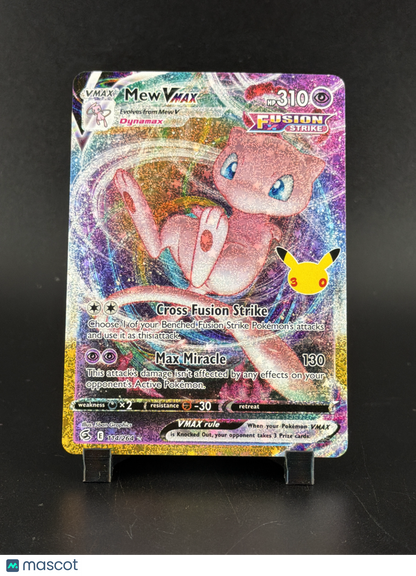 2022 Fusion Strike Mew VMAX Holo Rare RRR #114/264