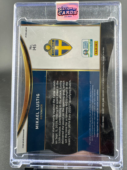 2025 Panini Select UEFA Euro Mikael Lustig #145 Zebra
