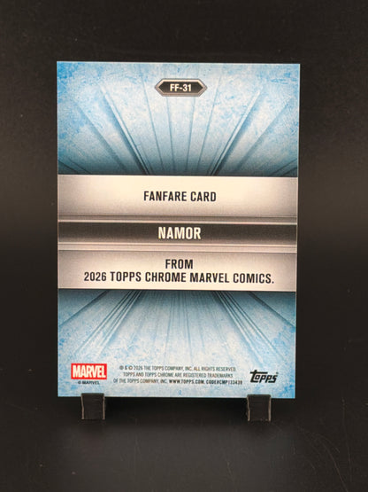 2026 Topps Chrome Marvel Comics Insert #FF-31 Namor