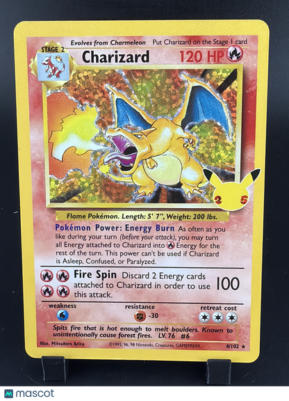 2021 Celebrations Charizard Holo Rare #4/102