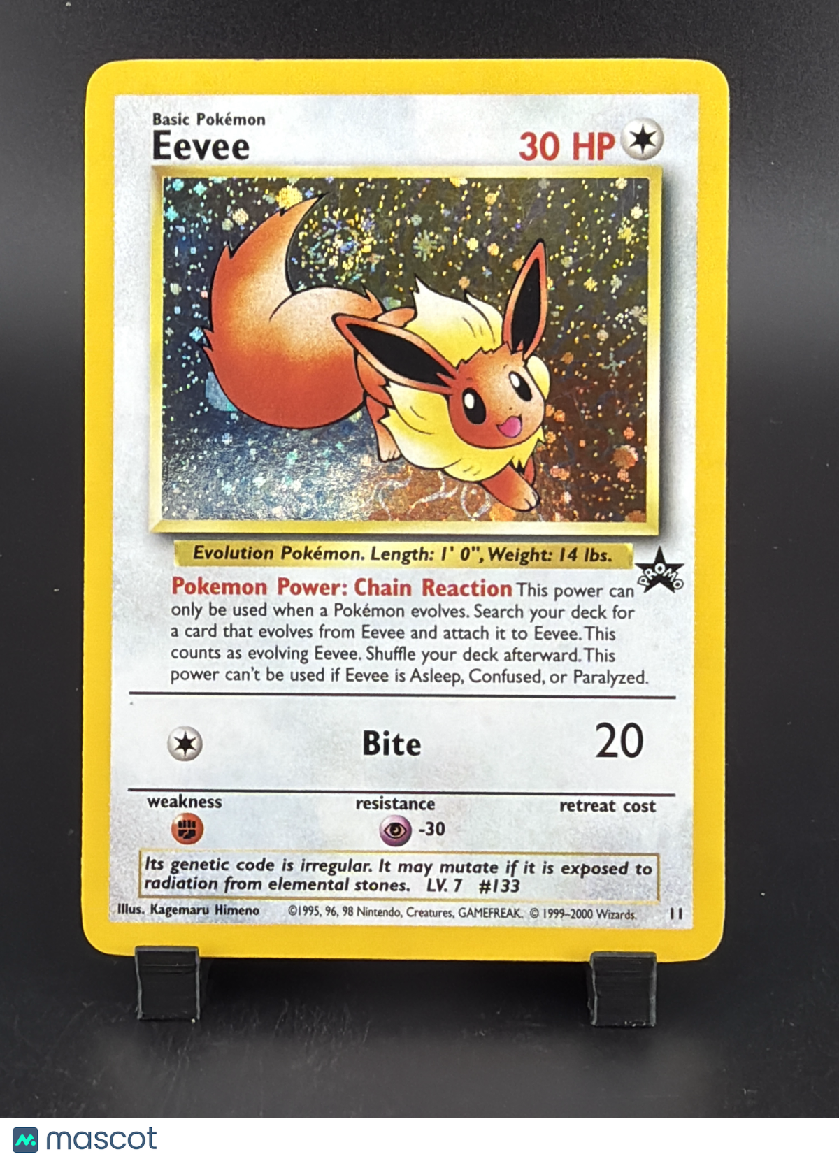 2000 Wizards Eevee Holo Black Star Promo #11