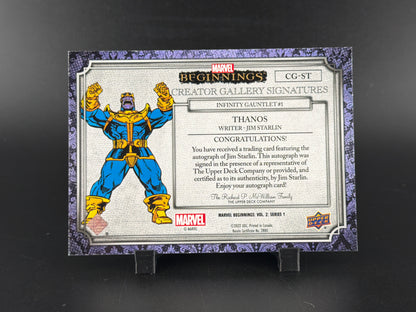 2022 Upper Deck Marvel Beginnings Vol. 2: Series 1 Thano Jim Starlin